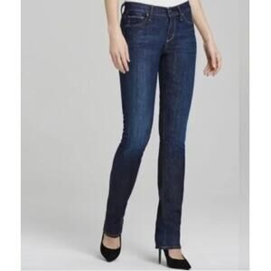 Citizens of Humanity Jeans Elson Medium Rise Straight Leg Dark Wash Size 29